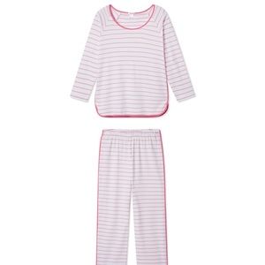 LAKE Pima Long Set Rose Size XS Tall Rose Color